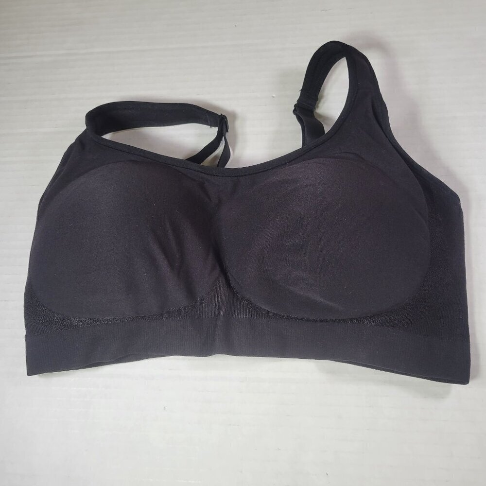 Truekind Black Everyday Comfort Straps Wireless Shaping Bra #10024 Size XL